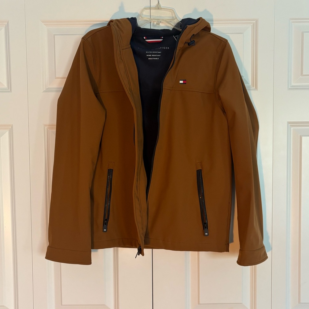 Tommy Hilfiger Brown Hooded Jacket